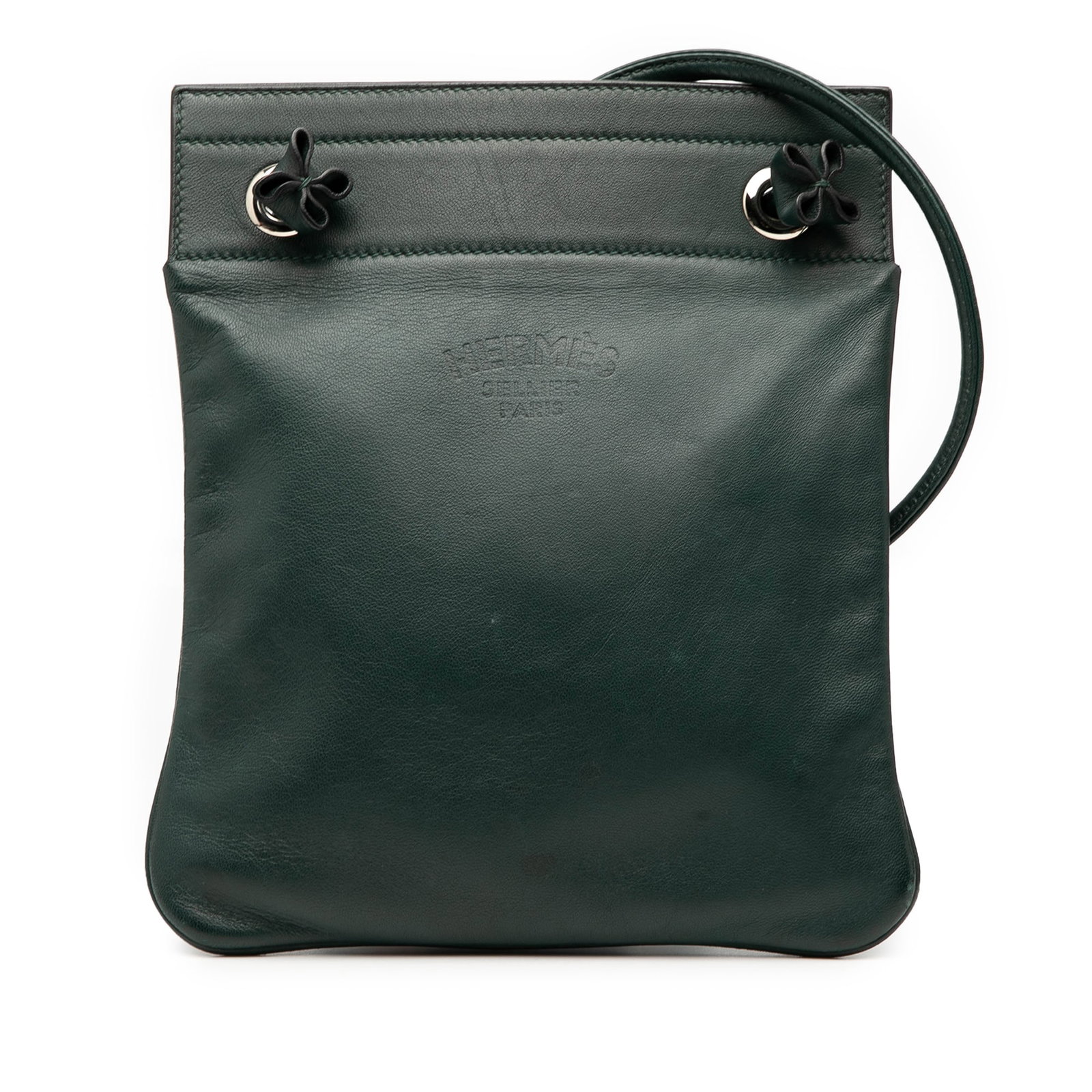 Hermes Mini Swift Aline Bag in Vert Rousseau Green Leather (1 of 7)