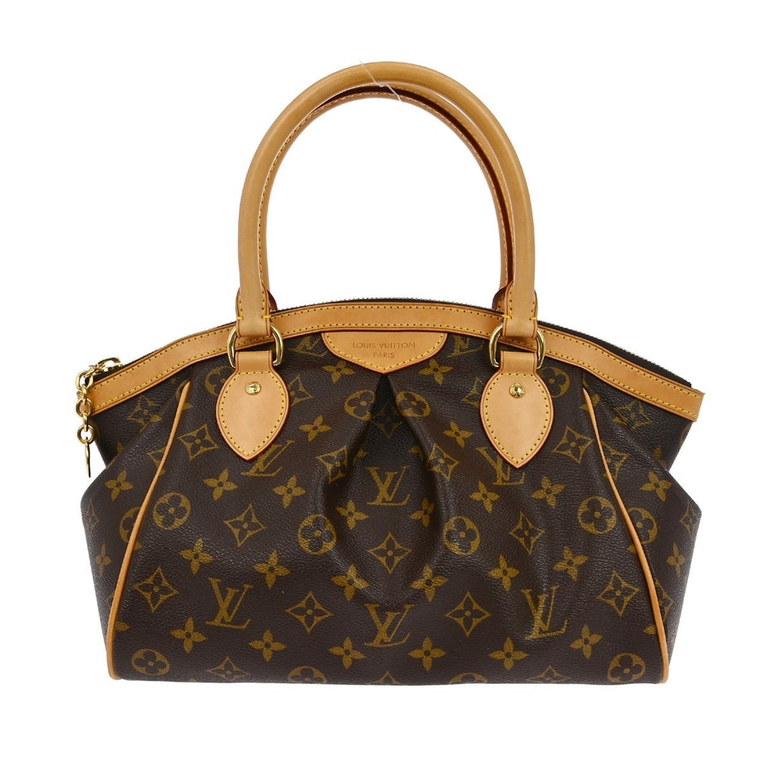 Louis Vuitton Tivoli PM Monogram Canvas Tote M40143 Medium Size: Louis Vuitton Tivoli PM Monogram Canvas Tote M40143 Medium Size This Louis Vuitton Monogram Tivoli PM handbag features the classic monogram canvas leather exterior with logo accents and a zip closure.