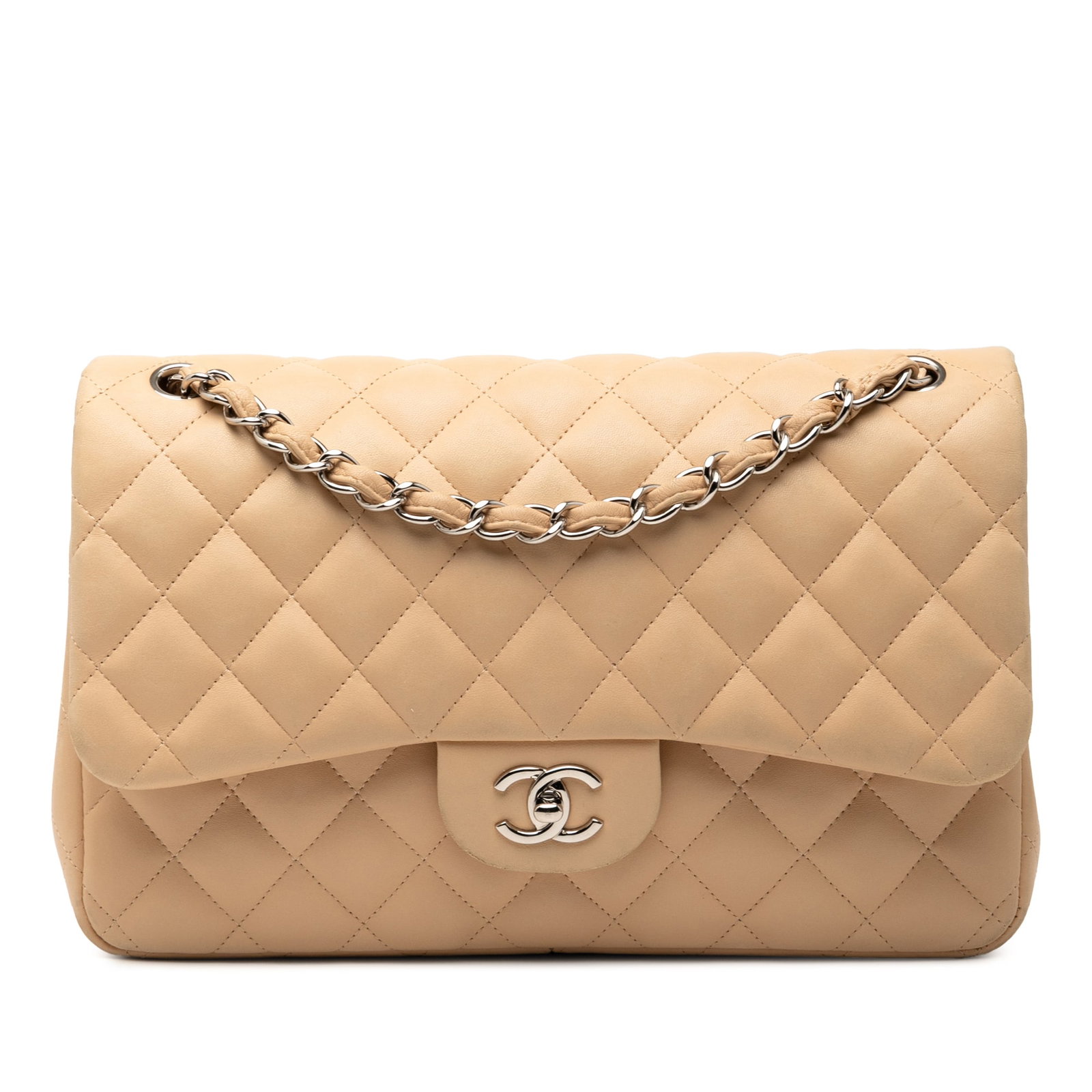 Chanel Jumbo Classic Double Flap Brown Lambskin Bag (1 of 10)
