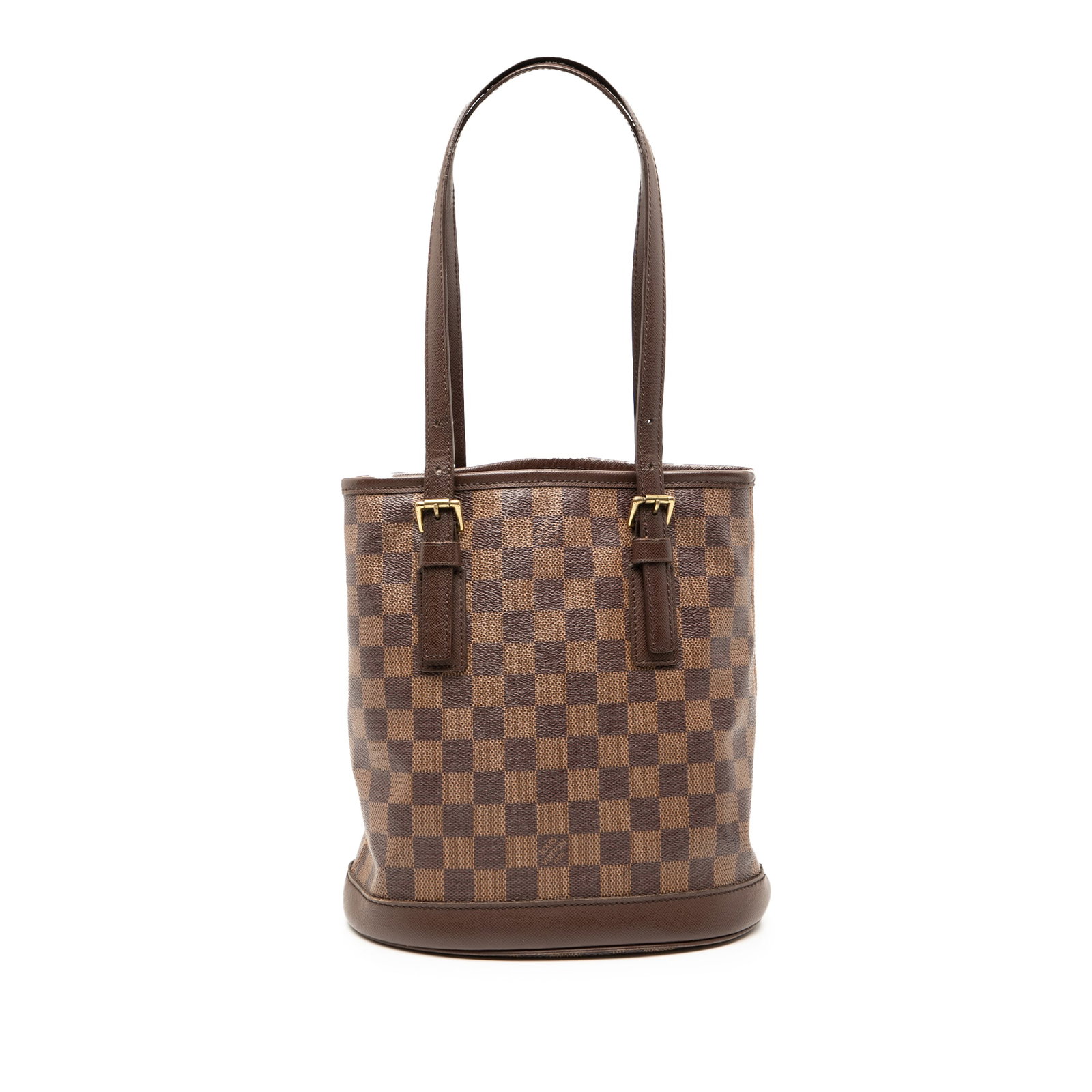 Louis Vuitton Marais Brown Damier Ebene Canvas Shoulder Bag (1 of 7)