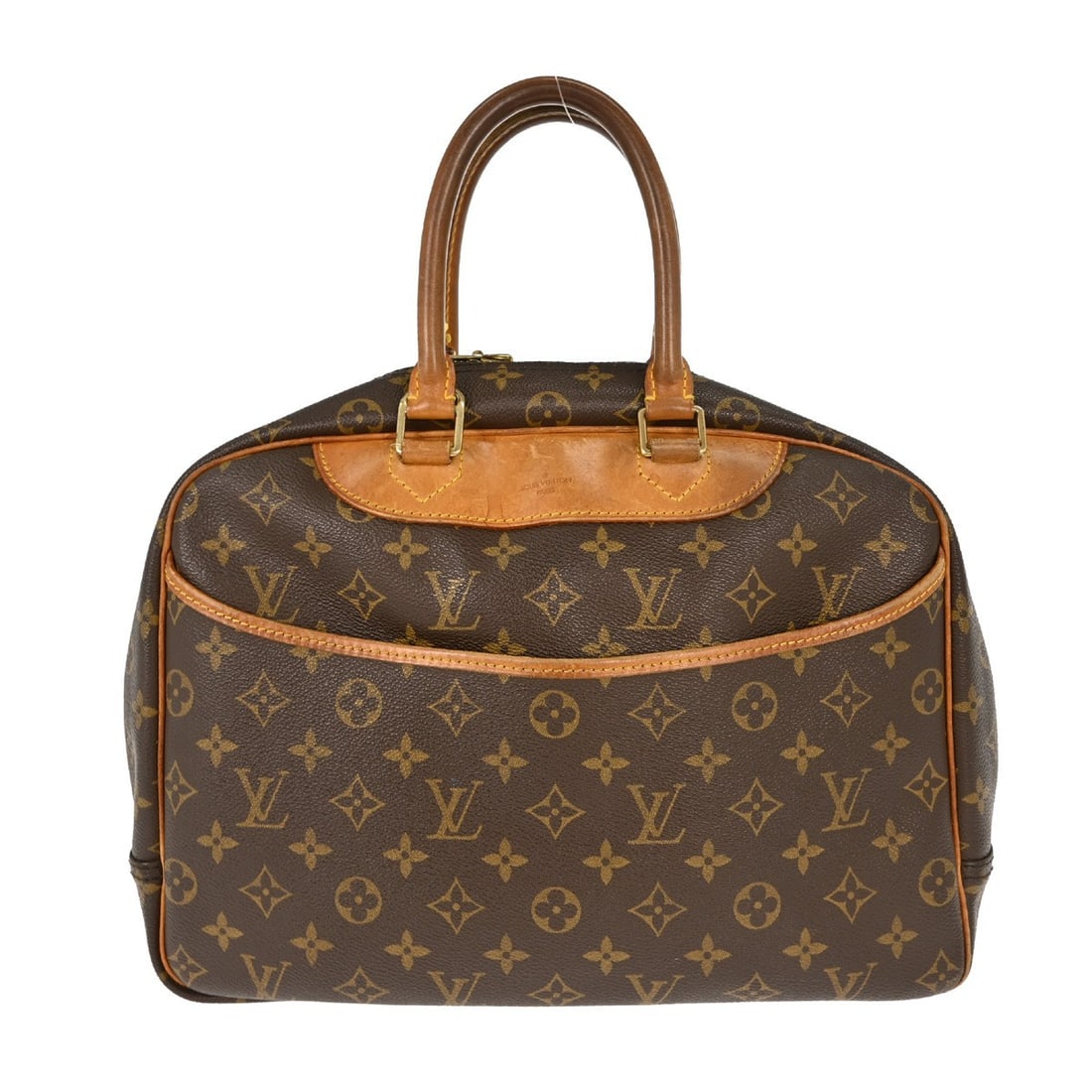 Louis Vuitton Deauville Monogram Canvas Vanity Bowling Bag M47270 (1 of 12)