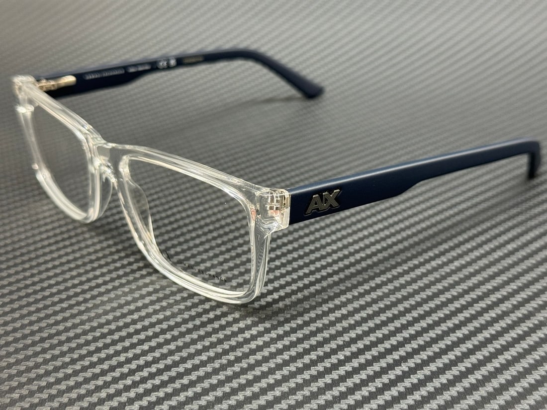 Armani Exchange AX3016 8033 Shiny Crystal Men's Eyeglasses with Authenticity Certificate (1 of 5)