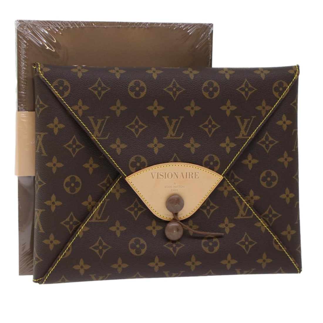 LOUIS VUITTON Monogram Visionaire Briefcase M99045 Authentic France (1 of 18)