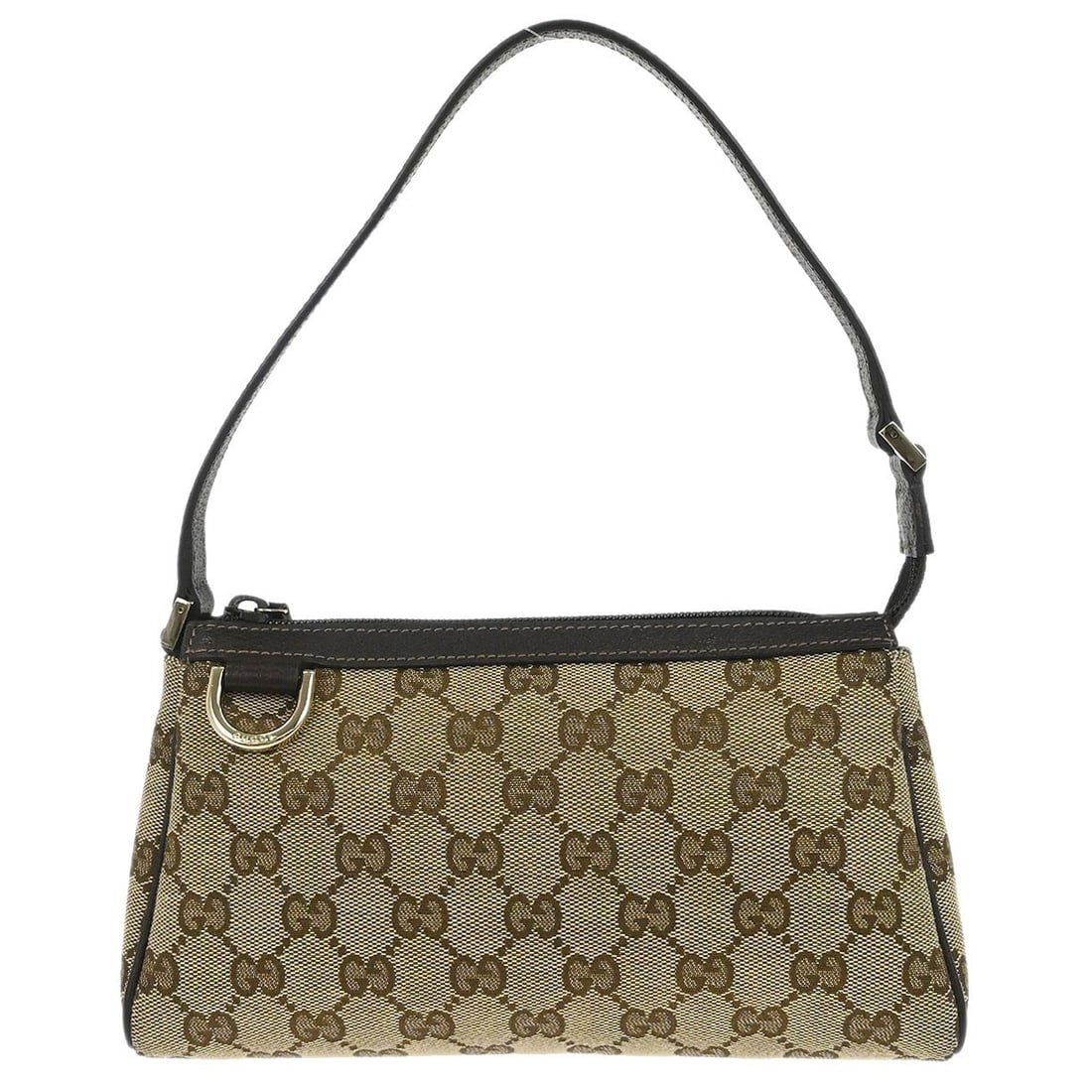 Gucci Small Beige Canvas Leather Top Handle Bag 145750 491403: Gucci Small Beige Canvas Leather Top Handle Bag 145750 491403 This Gucci beige GG top handle handbag features a small size and a distinctive canvas leather exterior. Designed in Italy, it offers both