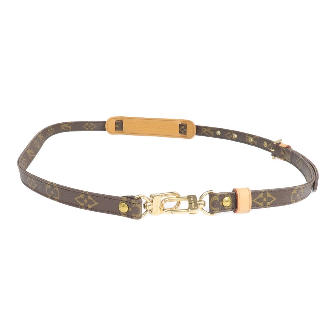 Louis Vuitton Monogram Canvas Shoulder Strap with Gold Hardware (1 of 6)