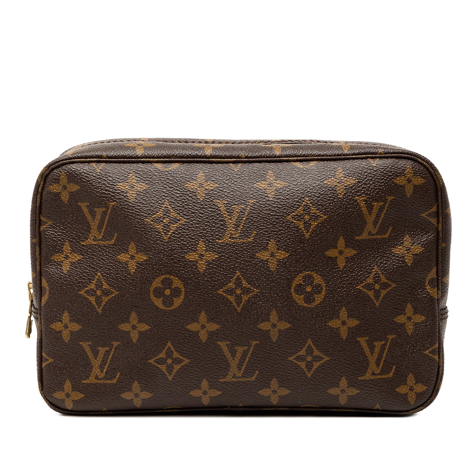 Louis Vuitton Monogram Canvas Trousse Toilette 23 Cosmetic Pouch: Louis Vuitton Monogram Canvas Trousse Toilette 23 Cosmetic Pouch This Louis Vuitton Monogram Trousse Toilette 23 features the iconic monogram canvas exterior, a secure top zip closure, and interior po