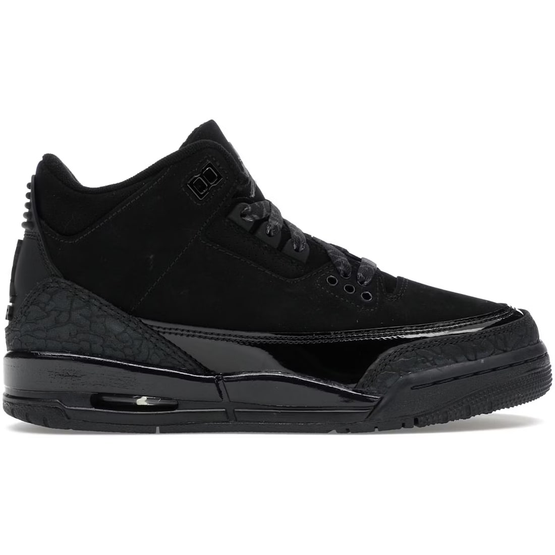 Air Jordan 3 Black Cat 2025 Grade School Sneakers (1 of 1)