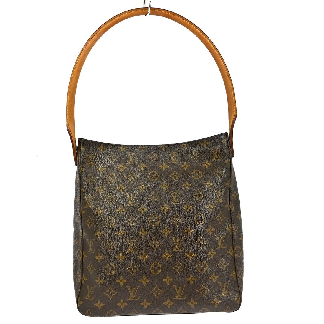 Monogram Canvas Looping Bag by Louis Vuitton for Women: Monogram Canvas Looping Bag by Louis Vuitton for Women This Louis Vuitton Looping Handbag features the iconic Monogram canvas in brown and is designed for women. The bag has a spacious interior and a