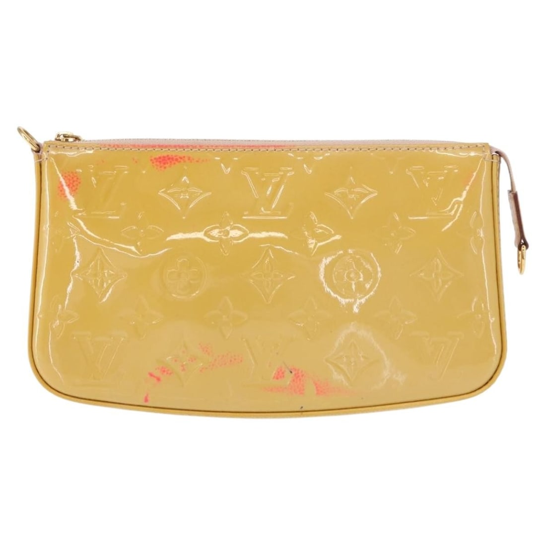 Louis Vuitton Monogram Vernis Pochette Accessoires NM Patent Leather Beige (1 of 18)