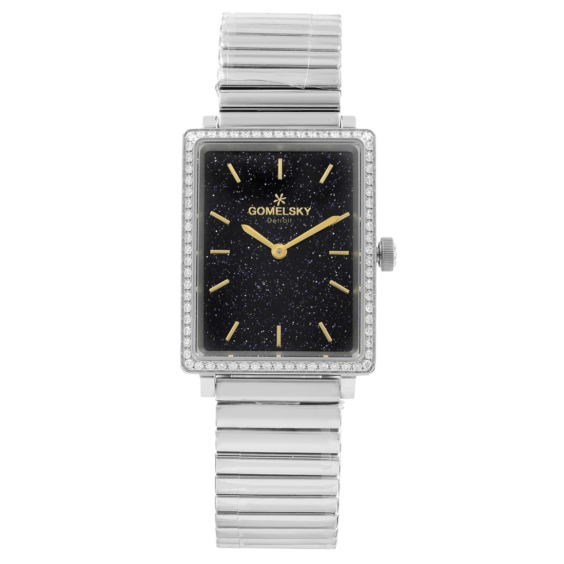 Gomelsky Shirley Fromer Diamond Accent Steel Watch G0120072643: Gomelsky Shirley Fromer Diamond Accent Steel Watch G0120072643 Introducing the Gomelsky Shirley Fromer Women's Watch, a stunning blend of elegance and functionality. This wristwatch features a dark bl