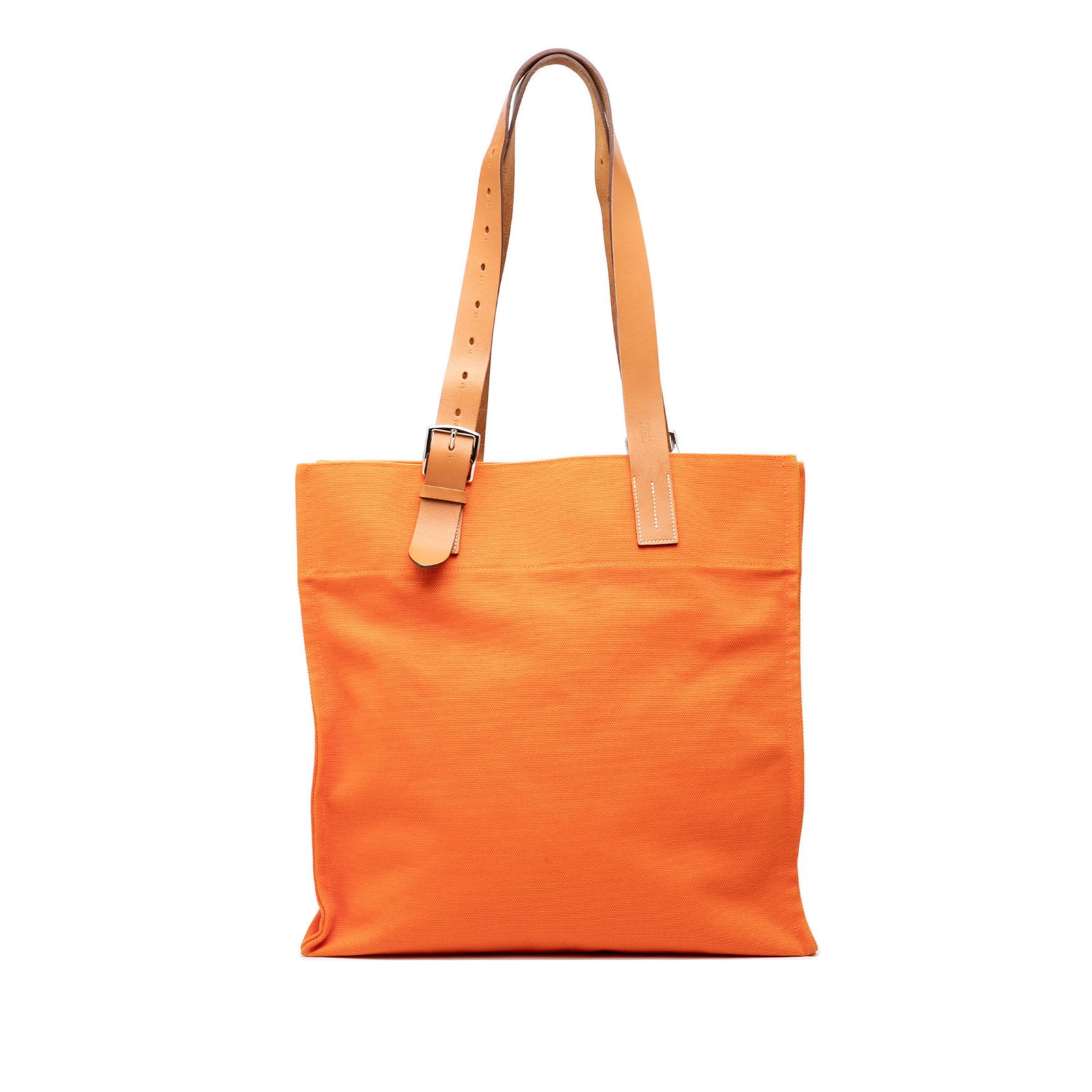 Canvas Etriviere Tote Bag with Adjustable Leather Straps by Hermes (1 of 8)
