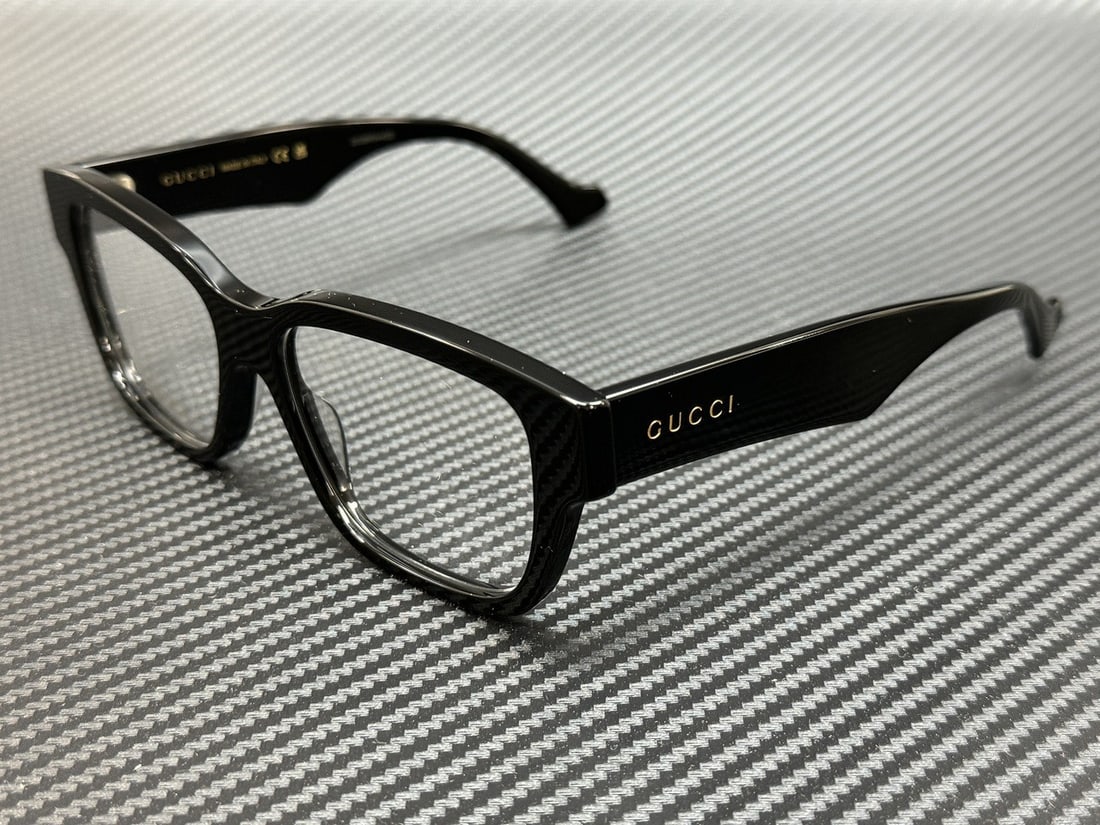 GUCCI GG1428O 004 Black Men's Eyeglasses with Authenticity (1 of 4)