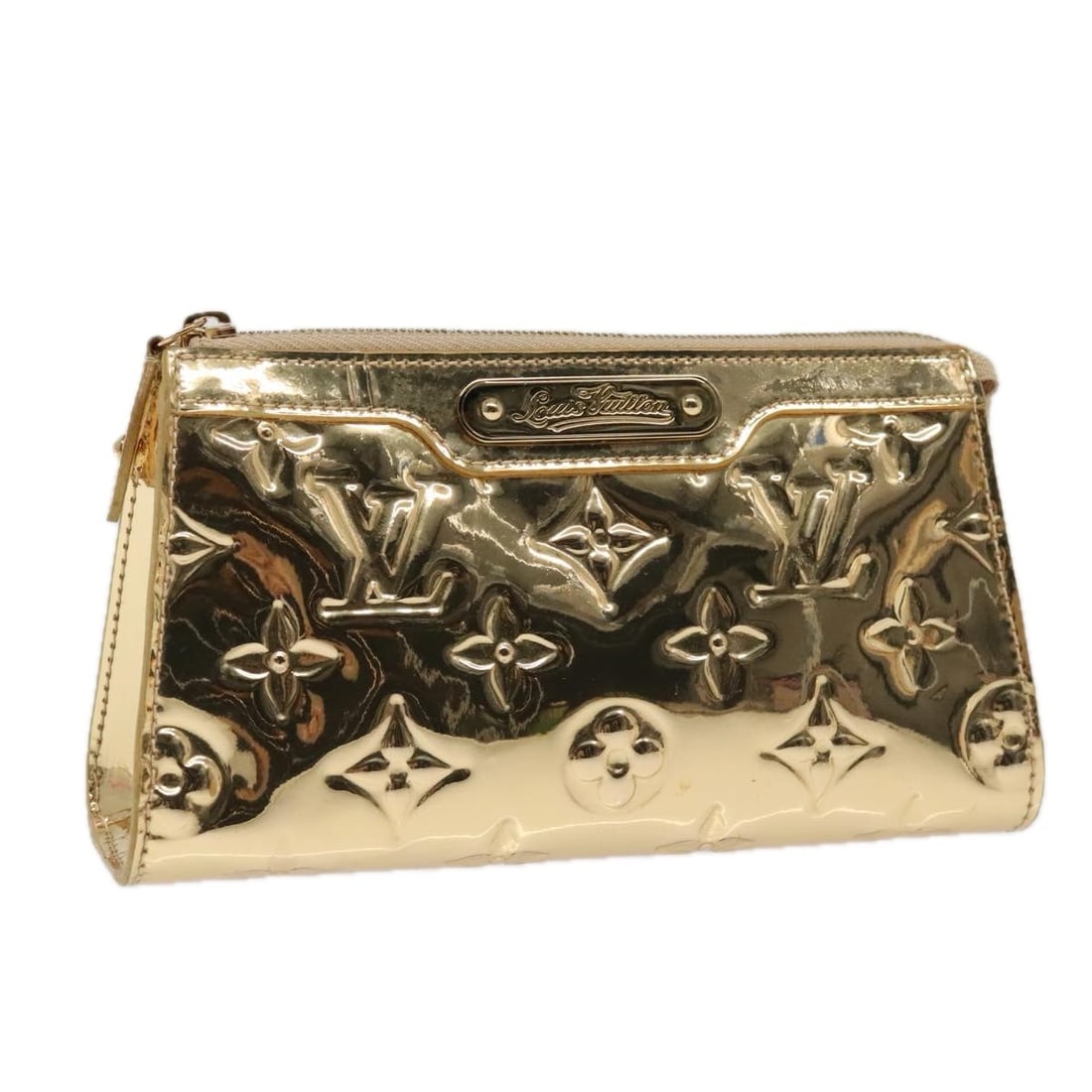 Louis Vuitton Miroir Gold Monogram Cosmetic Pouch M95604 With Dust Bag (1 of 18)
