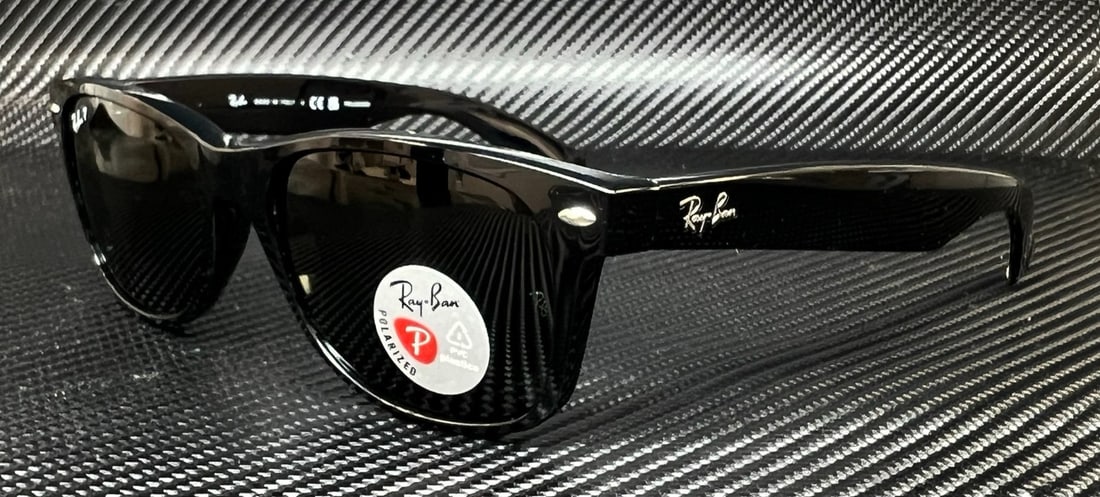 Ray-Ban RB2132 901 58 Black Square Polarized Sunglasses UV400 Green Lenses: Ray-Ban RB2132 901 58 Black Square Polarized Sunglasses UV400 Green Lenses Experience the perfect blend of style and functionality with these Ray-Ban RB2132 901 58 Black Square Unisex Polarized Sungla