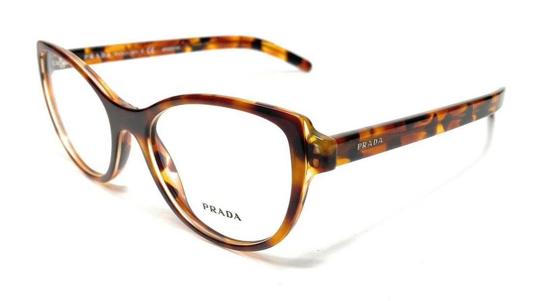 Prada PR 12VV 4881O1 Havana Women's Eyeglasses 52mm Authentic: Prada PR 12VV 4881O1 Havana Women's Eyeglasses 52mm Authentic Elevate your eyewear collection with these authentic Prada PR 12VV 4881O1 eyeglasses. Featuring a stylish Havana frame, these glasses comb
