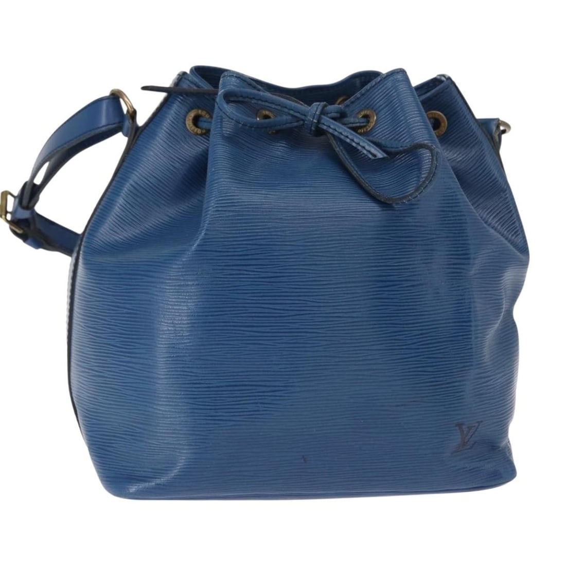 Louis Vuitton Epi Leather Petit Noe Blue Shoulder Bag (1 of 18)