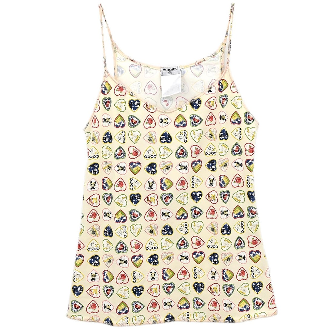 Chanel White Sleeveless Camisole FR 34 Summer Collection (1 of 11)
