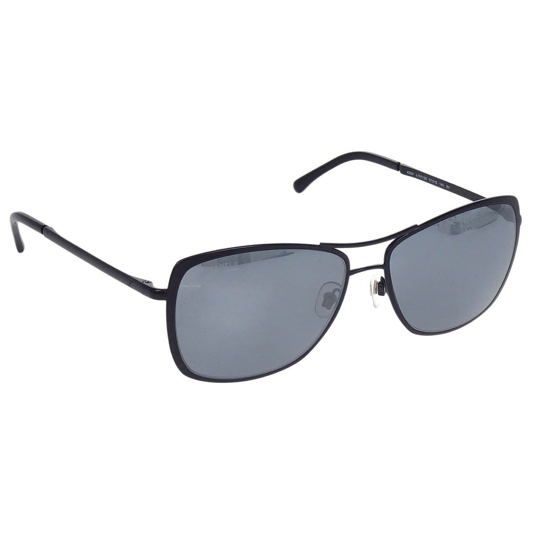 Black Plastic Sunglasses with Chanel CC Logo for Women (1 of 7)