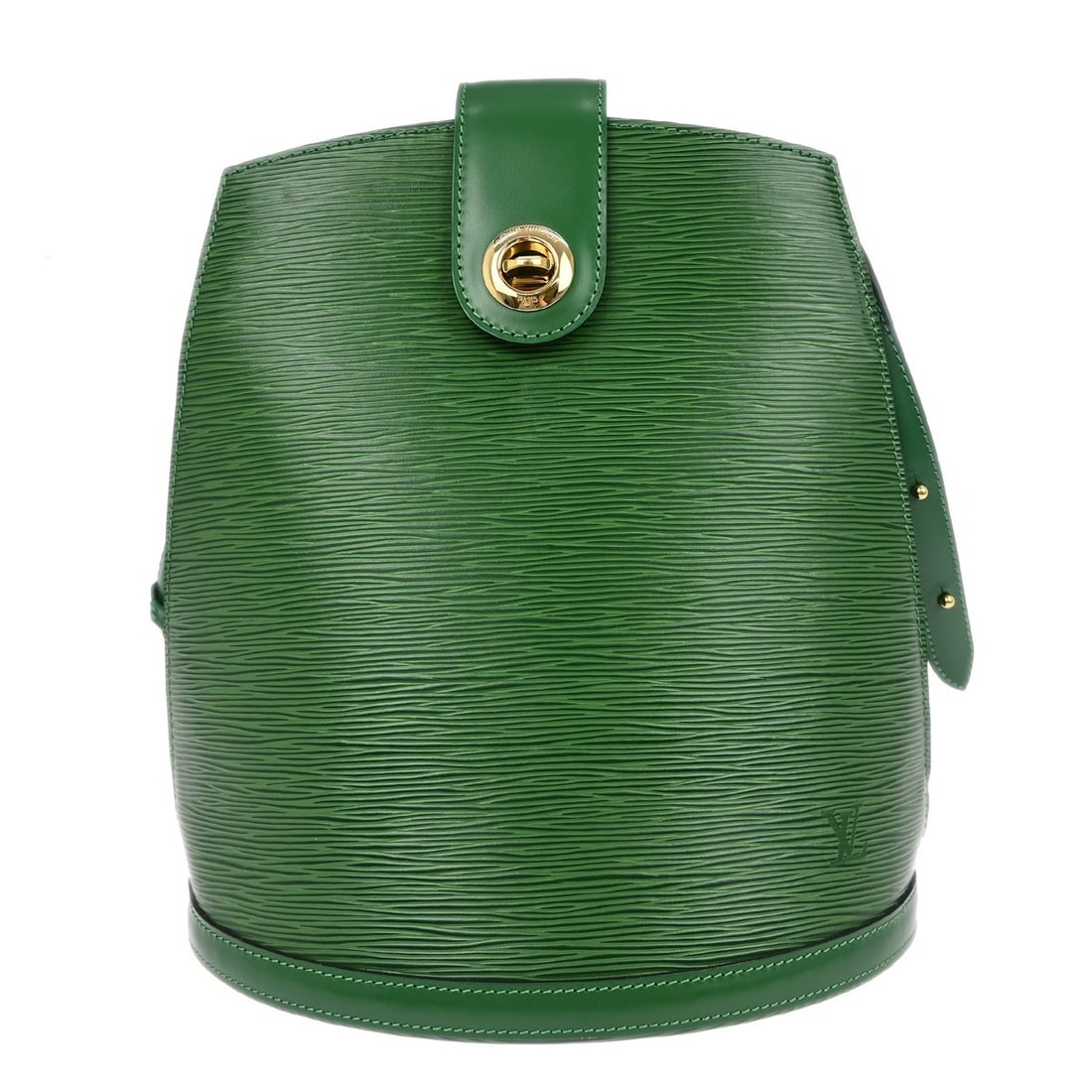 Louis Vuitton Cluny Epi Leather Green Shoulder Bag M52254 Medium: Louis Vuitton Cluny Epi Leather Green Shoulder Bag M52254 Medium This Louis Vuitton Cluny shoulder bag features the brand's signature green Epi leather with a structured silhouette. Designed with a me
