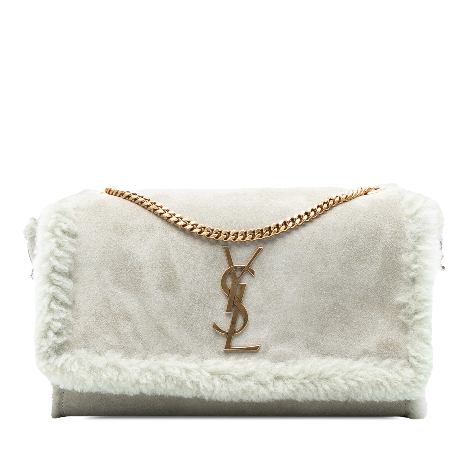 Reversible Shearling and Suede Kate Medium Shoulder Bag by Saint Laurent (1 of 7)