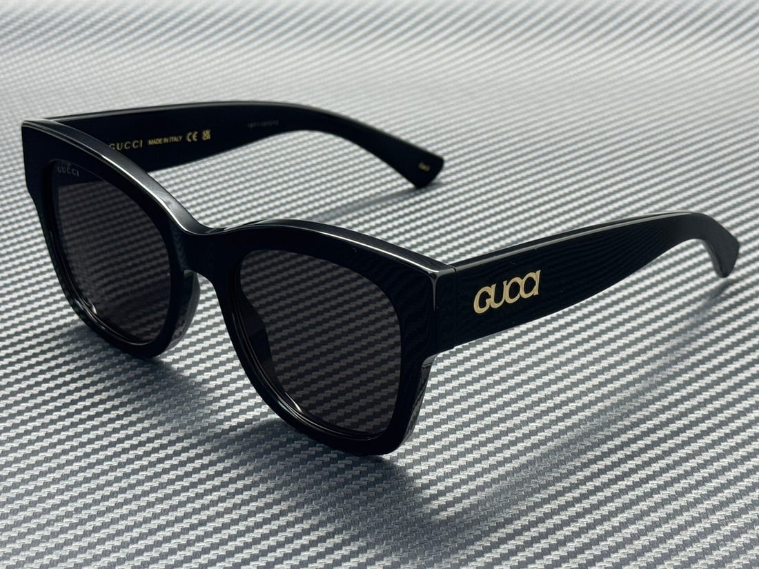 GUCCI GG1789S 001 Black Grey Women's Sunglasses 53mm (1 of 5)