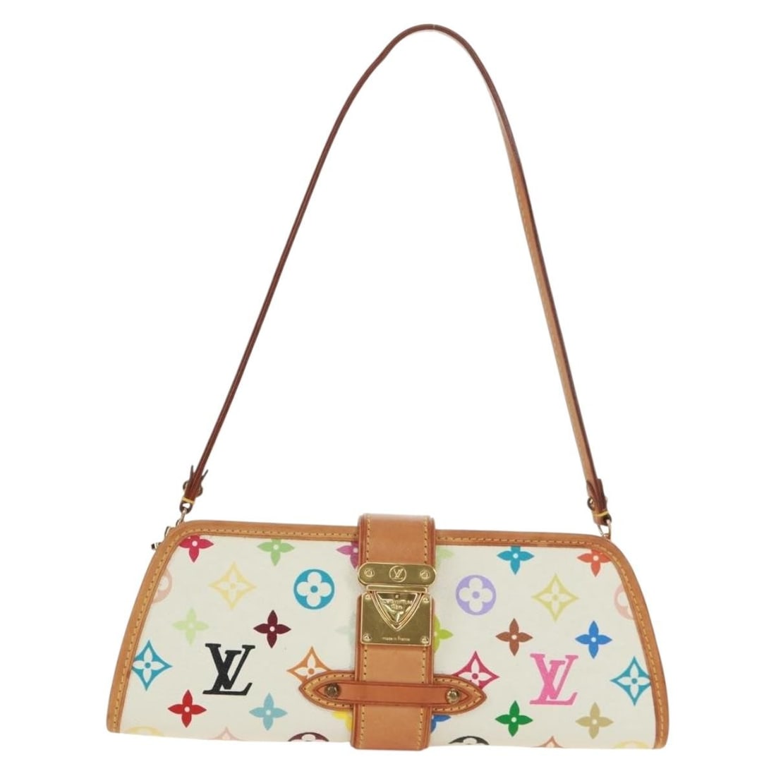 Louis Vuitton Shirley Multicolour Canvas Shoulder Bag France: Louis Vuitton Shirley Multicolour Canvas Shoulder Bag France The Louis Vuitton Shirley Handbag in Monogram Multicolor is crafted from durable canvas and designed for women. The bag features a multicol