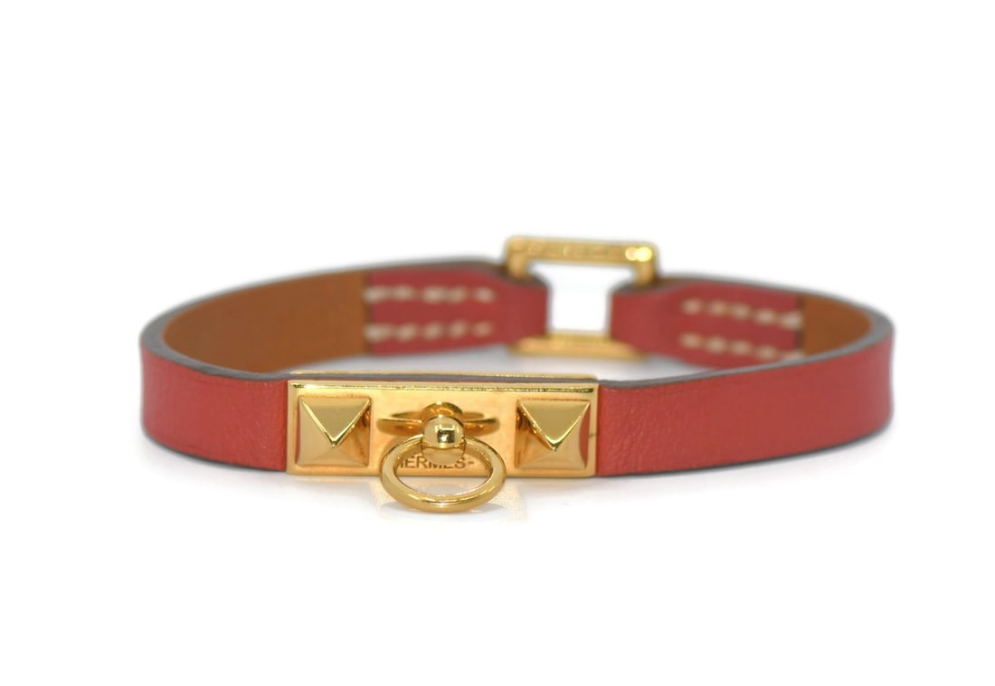 6 Inch Leather Wrap Bracelet by Hermes: 6 Inch Leather Wrap Bracelet by Hermes This Hermes leather wrap bracelet features a sleek, minimalist design crafted from high-quality leather. The bracelet measures 6 inches in length and 8mm in widt