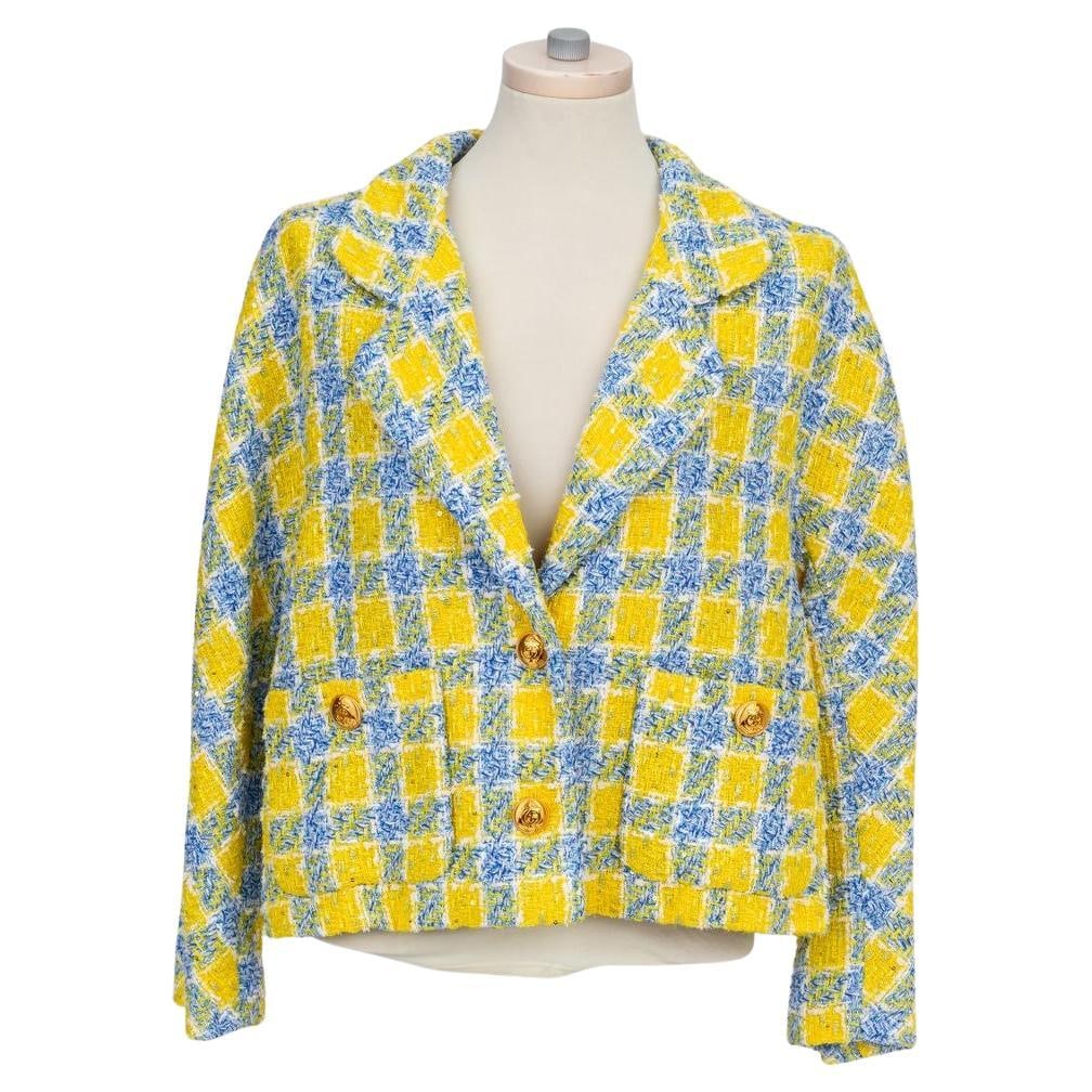 Plaid Print Gucci Blazer by Alessandro Michele in Size 42 (1 of 5)