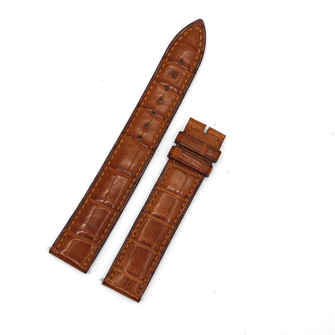 Franck Muller Luxury Brown Leather Watch Band 16mm x 7 inches (1 of 2)