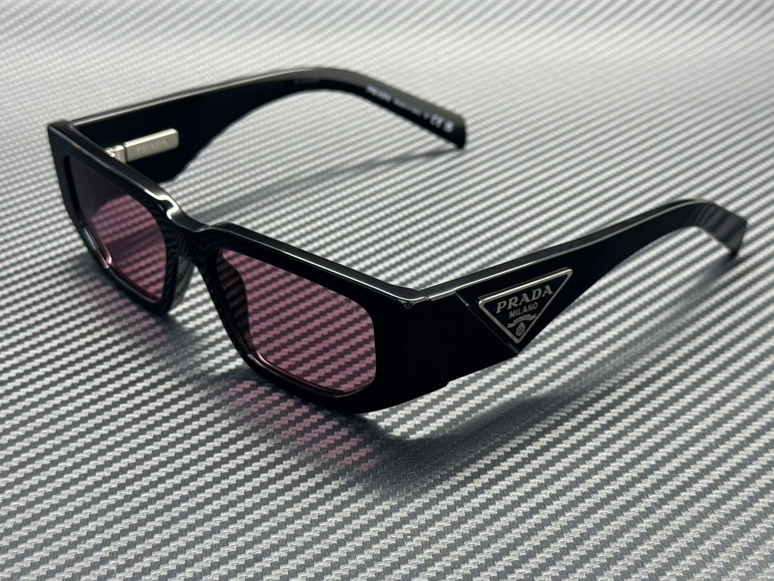 PRADA PR 09ZS 16K30L Black Frame Pink Lenses Sunglasses with Authenticity (1 of 5)