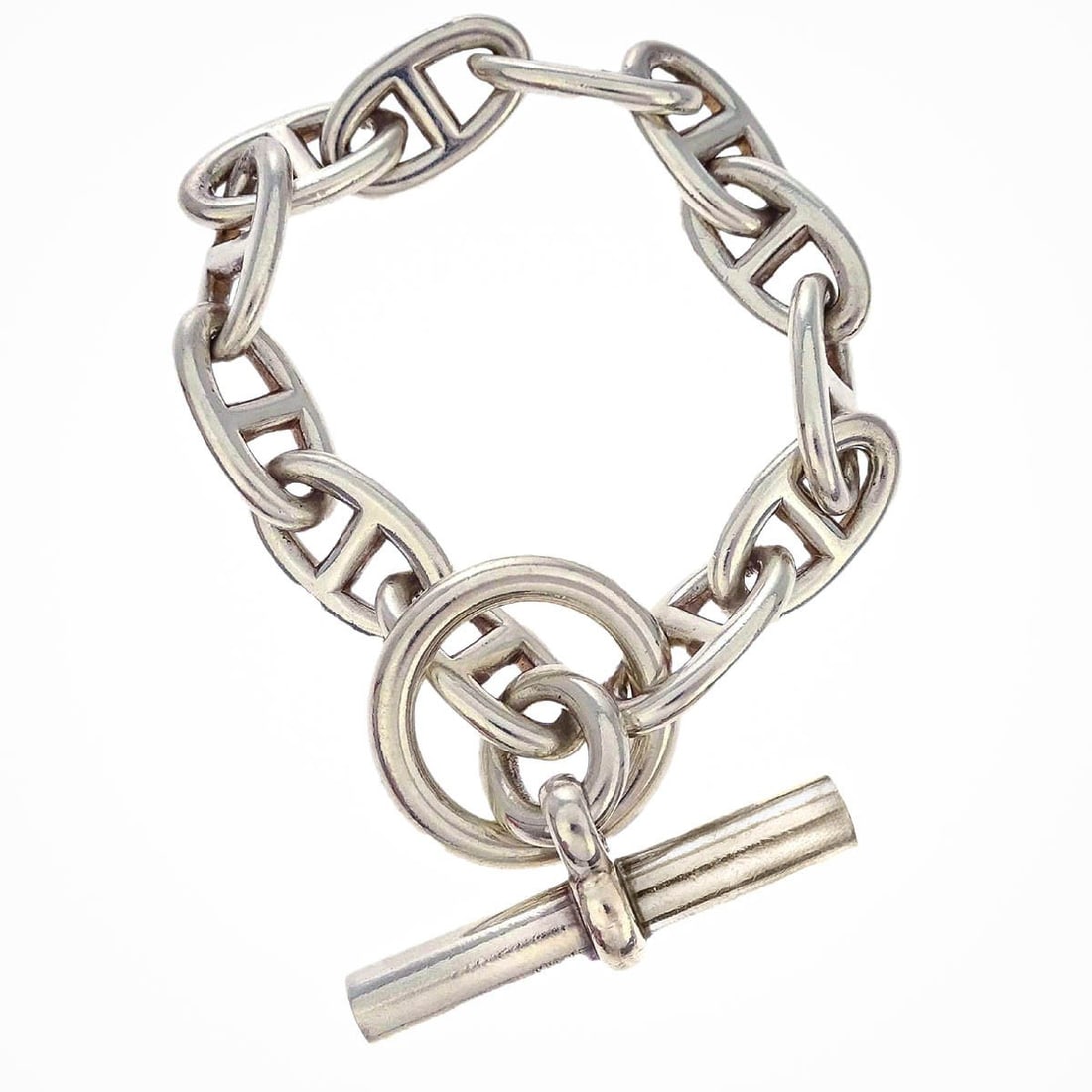 Hermes Chaine d'Ancre GM Bracelet Ag925 Silver Vintage (1 of 5)