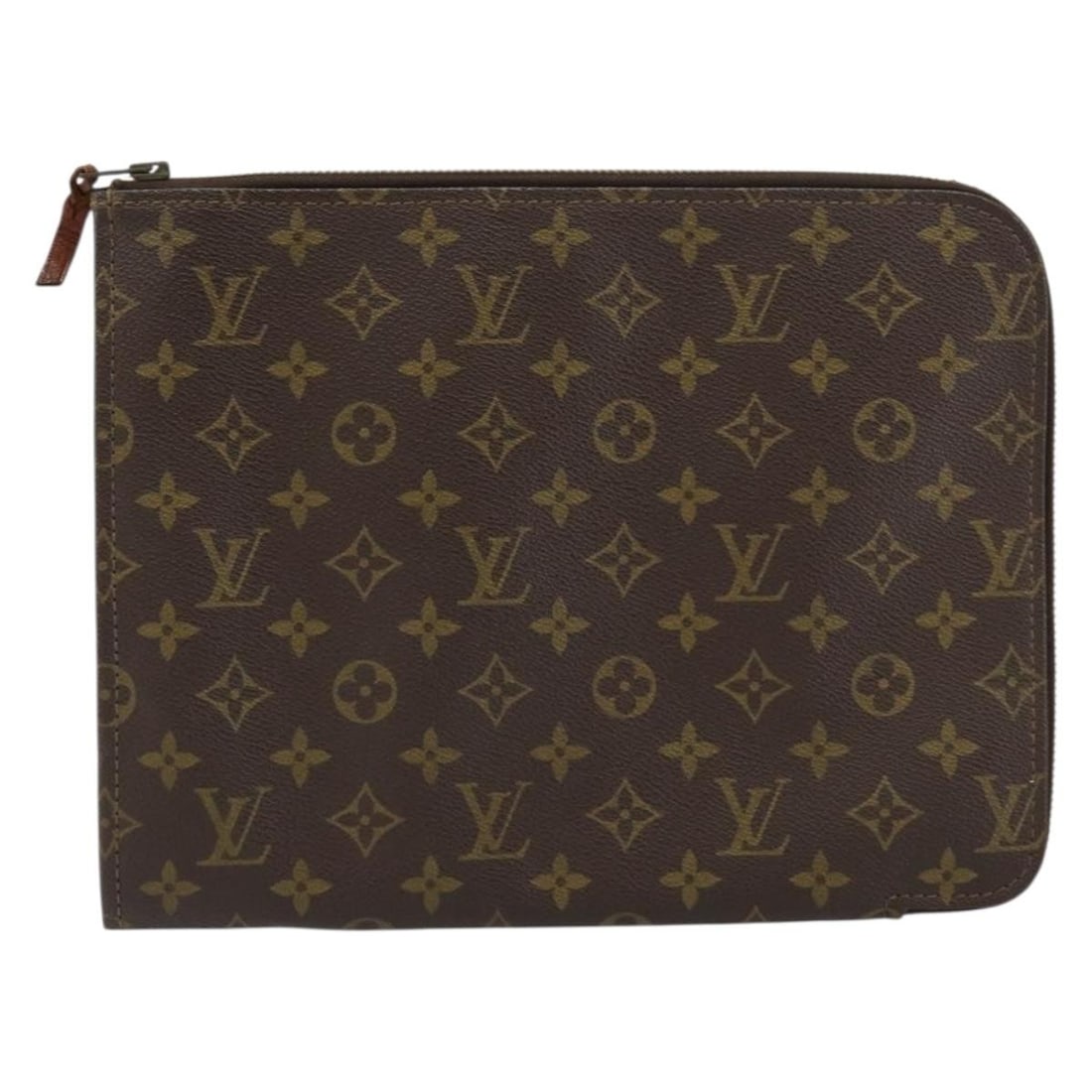 Louis Vuitton Monogram Canvas Poche Documents Brown Portfolio (1 of 17)