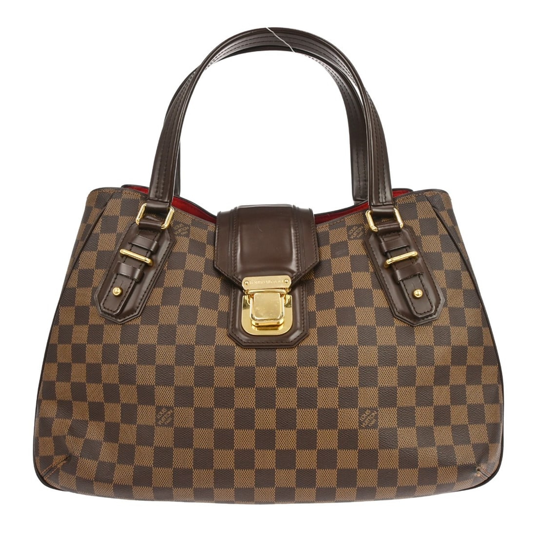 Louis Vuitton Damier Canvas Griet Shoulder Bag Brown France: Louis Vuitton Damier Canvas Griet Shoulder Bag Brown France This Louis Vuitton Griet handbag features the iconic Damier canvas in a brown color scheme. Designed for women, it offers ample space and a
