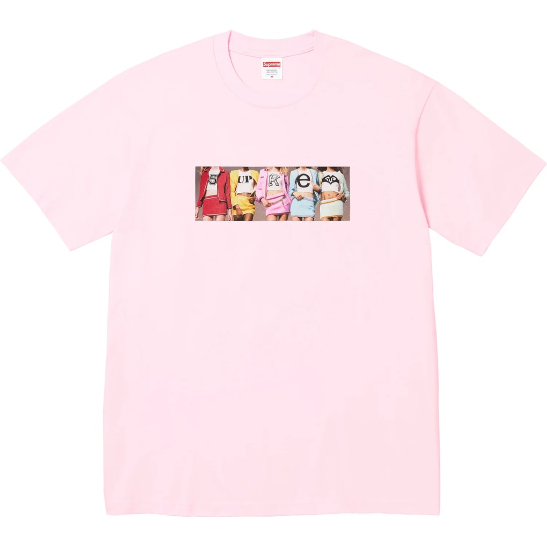 Light Pink Supreme Girls Logo Cotton T Shirt Size Small: Light Pink Supreme Girls Logo Cotton T Shirt Size Small The Supreme Girls Light Pink Tee offers a soft and stylish option for casual wear. Made from premium cotton, this tee provides comfort and a fla