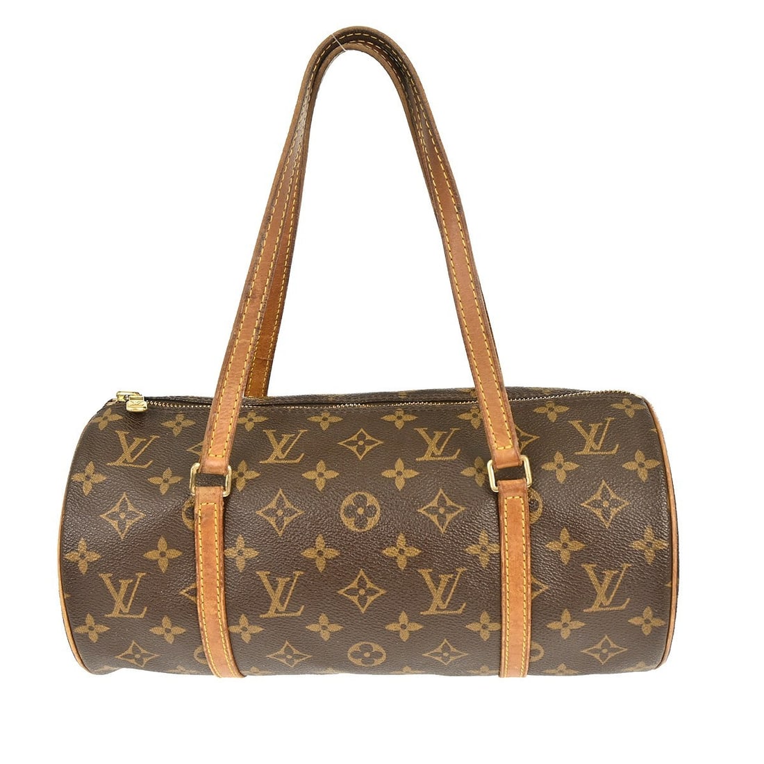 Louis Vuitton Papillon 30 Monogram Canvas Medium Brown Handbag M51385: Louis Vuitton Papillon 30 Monogram Canvas Medium Brown Handbag M51385 This Louis Vuitton Papillon 30 handbag features the iconic monogram canvas exterior with brown leather double handles and zip clos