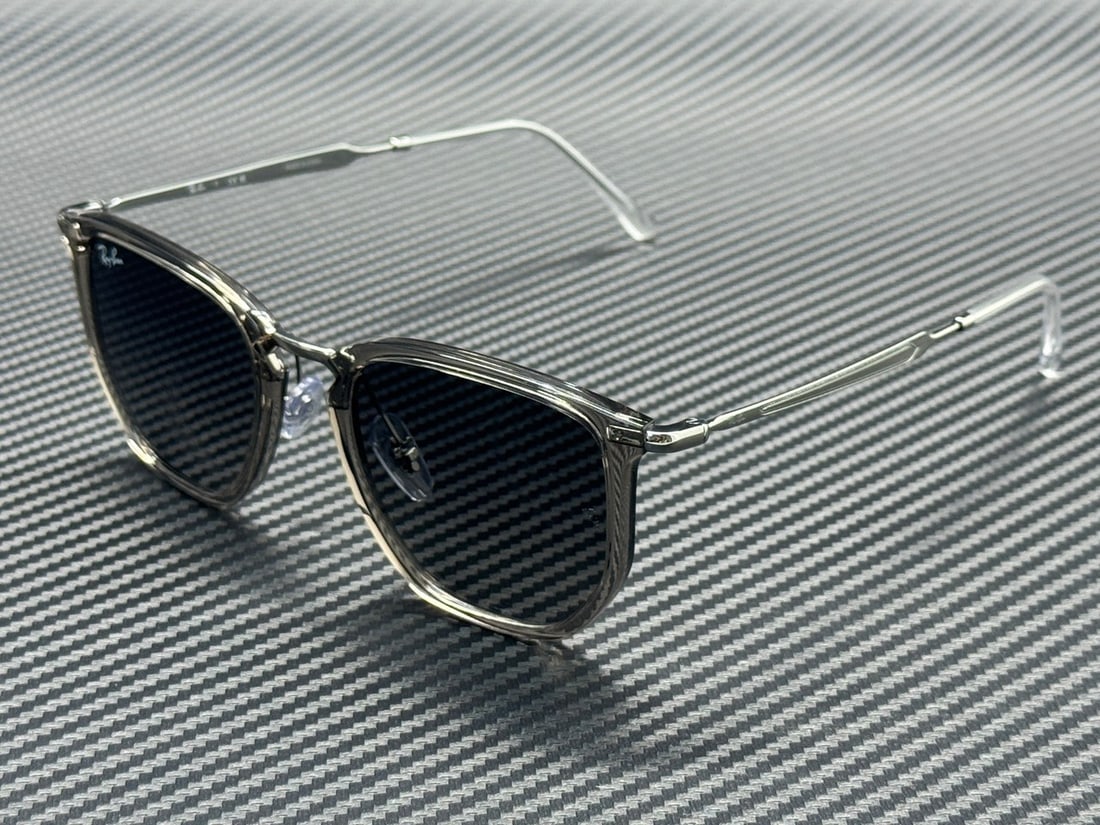 Ray-Ban RB4451 Silver Transparent Grey Gradient 53mm Unisex Sunglasses with Case (1 of 5)