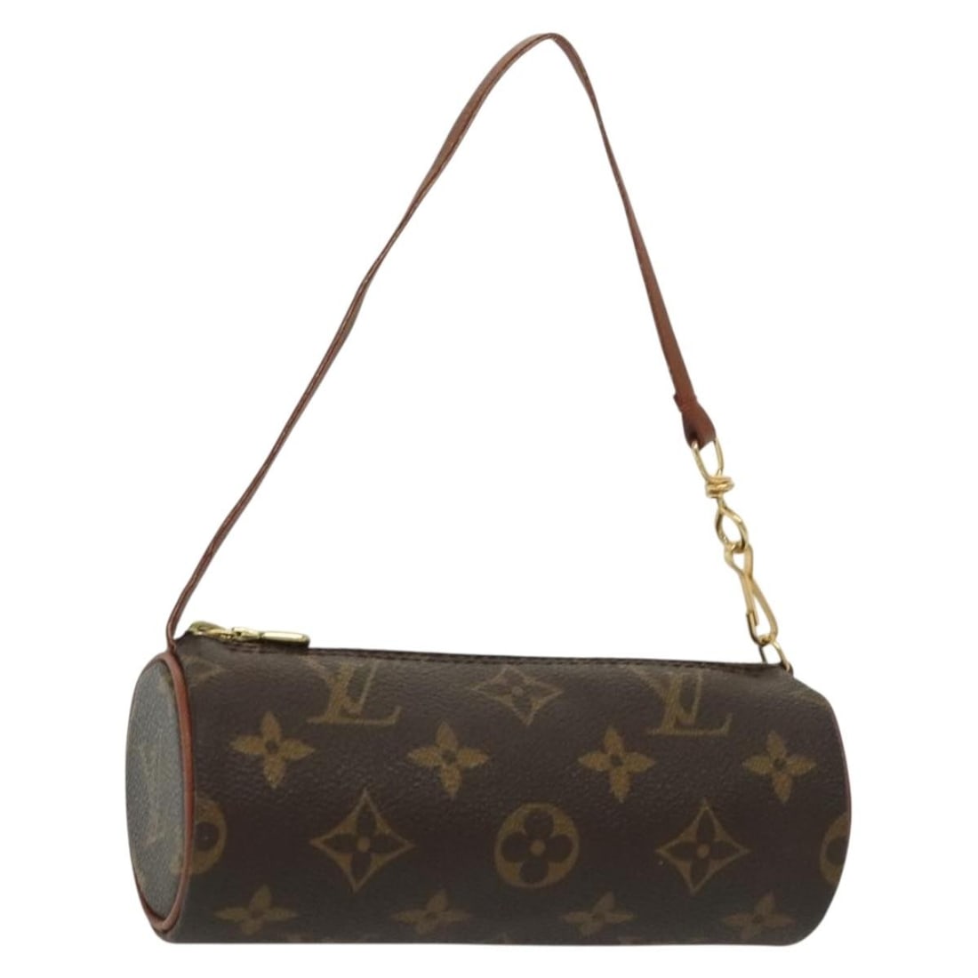 Papillon Pochette bag in Monogram canvas by Louis Vuitton: Papillon Pochette bag in Monogram canvas by Louis Vuitton The Louis Vuitton Papillon Pochette is crafted from signature monogram canvas in brown, designed for women. This compact accessory features a