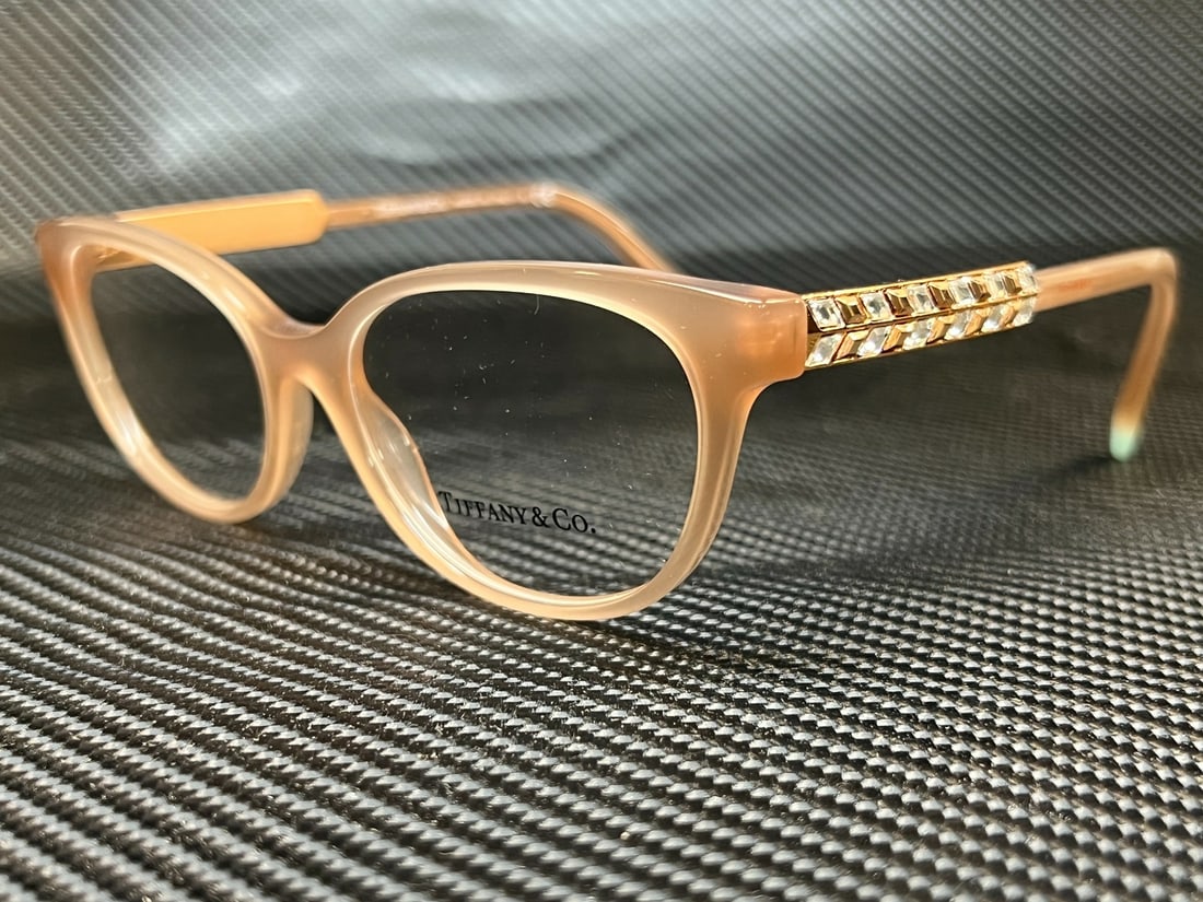 Tiffany & Co. TF2203B 8262 Opal Beige Cat Eye Eyeglasses (1 of 4)