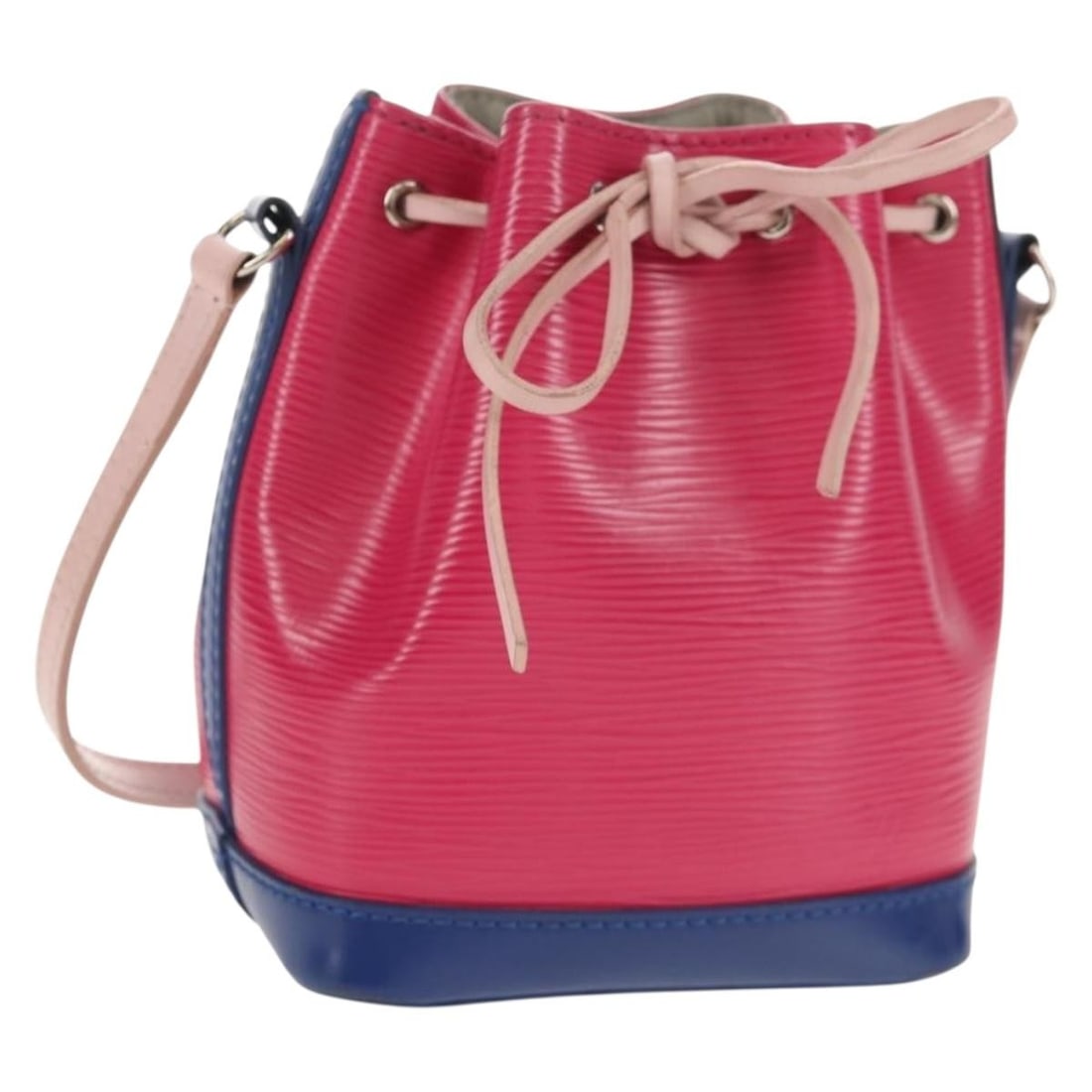 LOUIS VUITTON Epi Nano Noe Shoulder Bag Pink Blue Red M42502 Auth: LOUIS VUITTON Epi Nano Noe Shoulder Bag Pink Blue Red M42502 Auth This Louis Vuitton Epi Nano Noe Shoulder Bag showcases a vibrant blend of Pink, Blue, and Red Epi Leather, making it a stylish accesso
