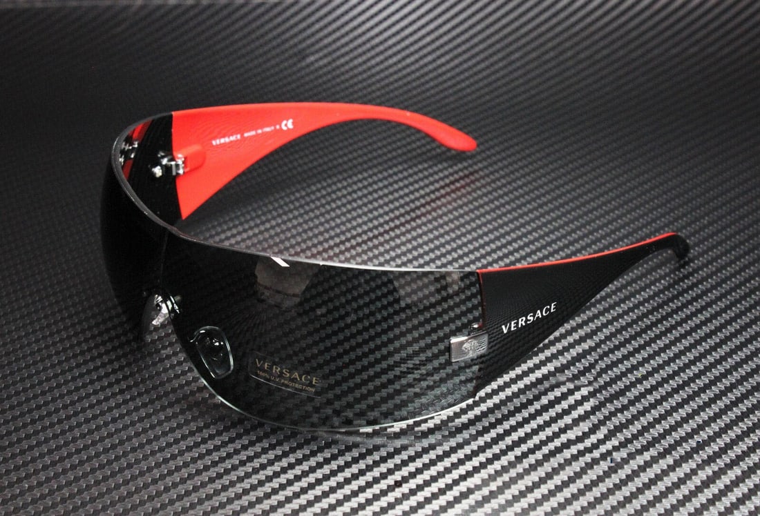 Versace VE2054 Gunmetal Gray Women's Square Sunglasses UV400 Authentic (1 of 4)