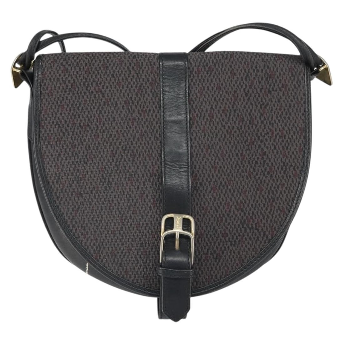 Vintage Saint Laurent Gray Canvas Shoulder Bag 22cm by 19cm by 7cm (1 of 18)