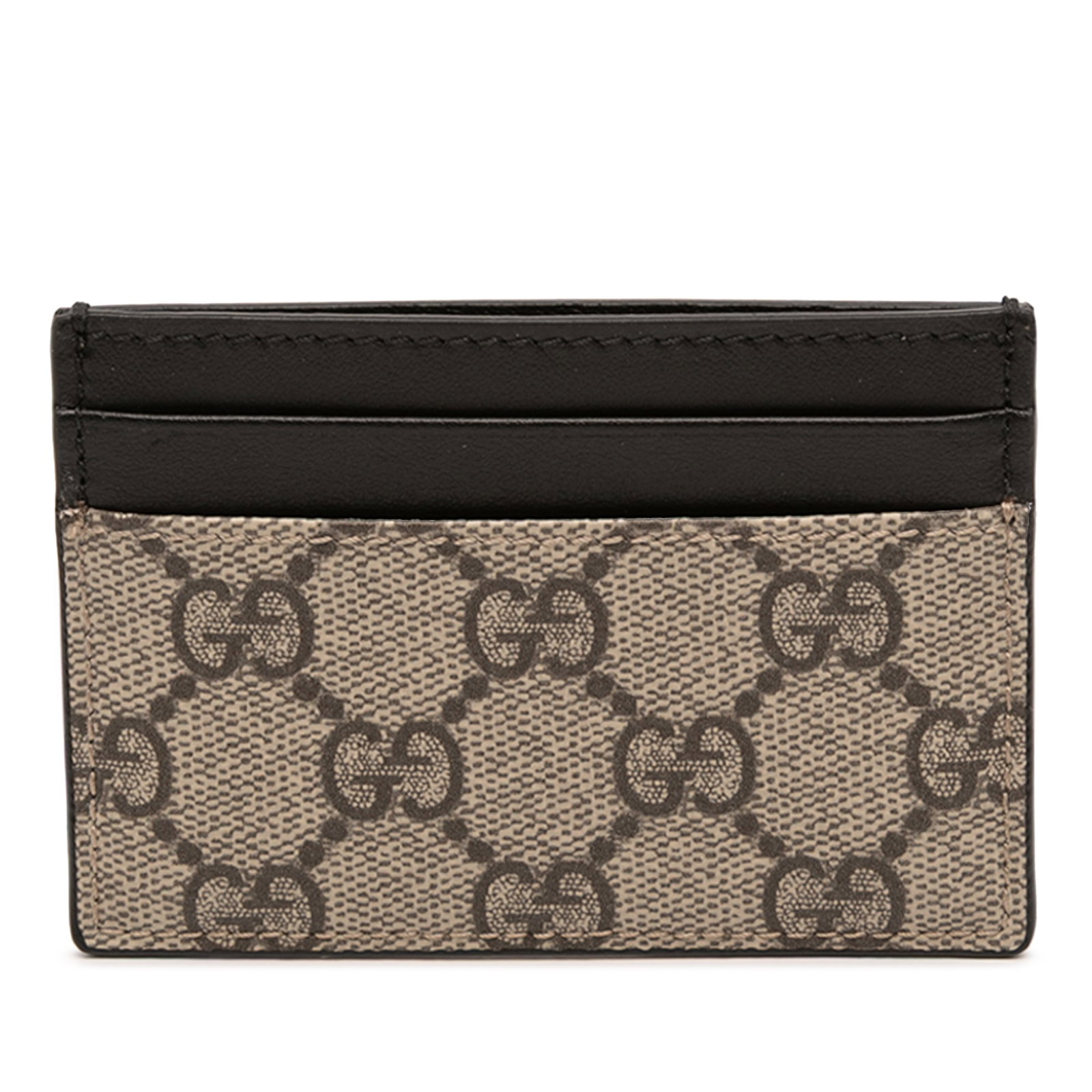 GG Supreme Beige Fabric Card Case by Gucci (1 of 9)