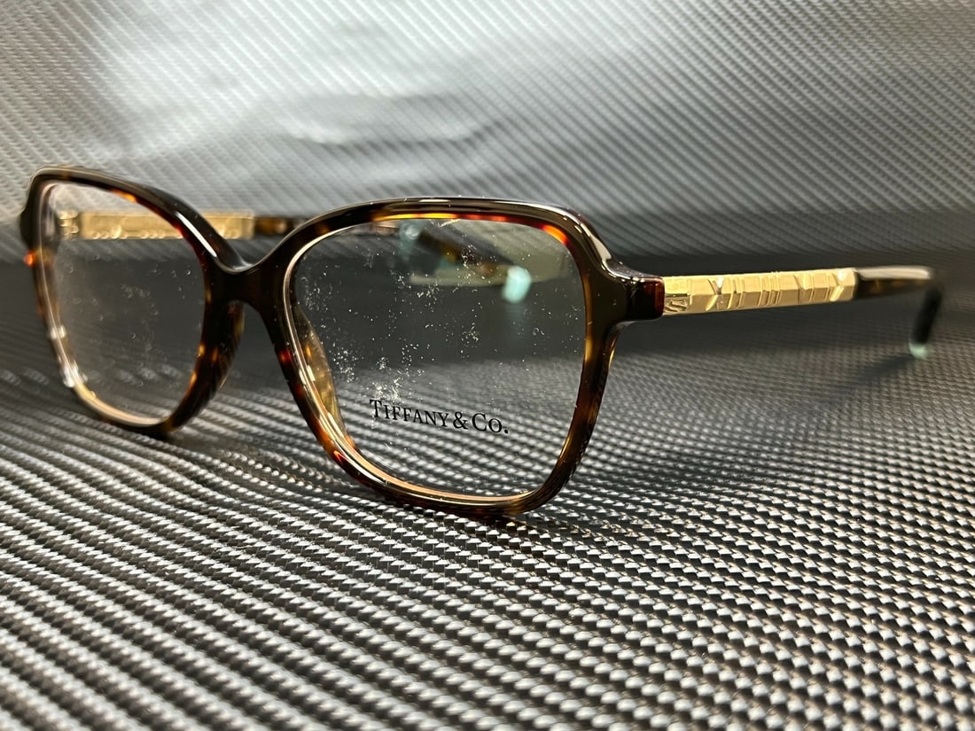 Tiffany & Co. TF2211 8015 Havana Square Women's Eyeglasses with Authenticity Certificate: Tiffany & Co. TF2211 8015 Havana Square Women's Eyeglasses with Authenticity Certificate Enhance your style with these luxurious Tiffany & Co. TF2211 8015 Havana Square Women's Eyeglasses. Featuring a