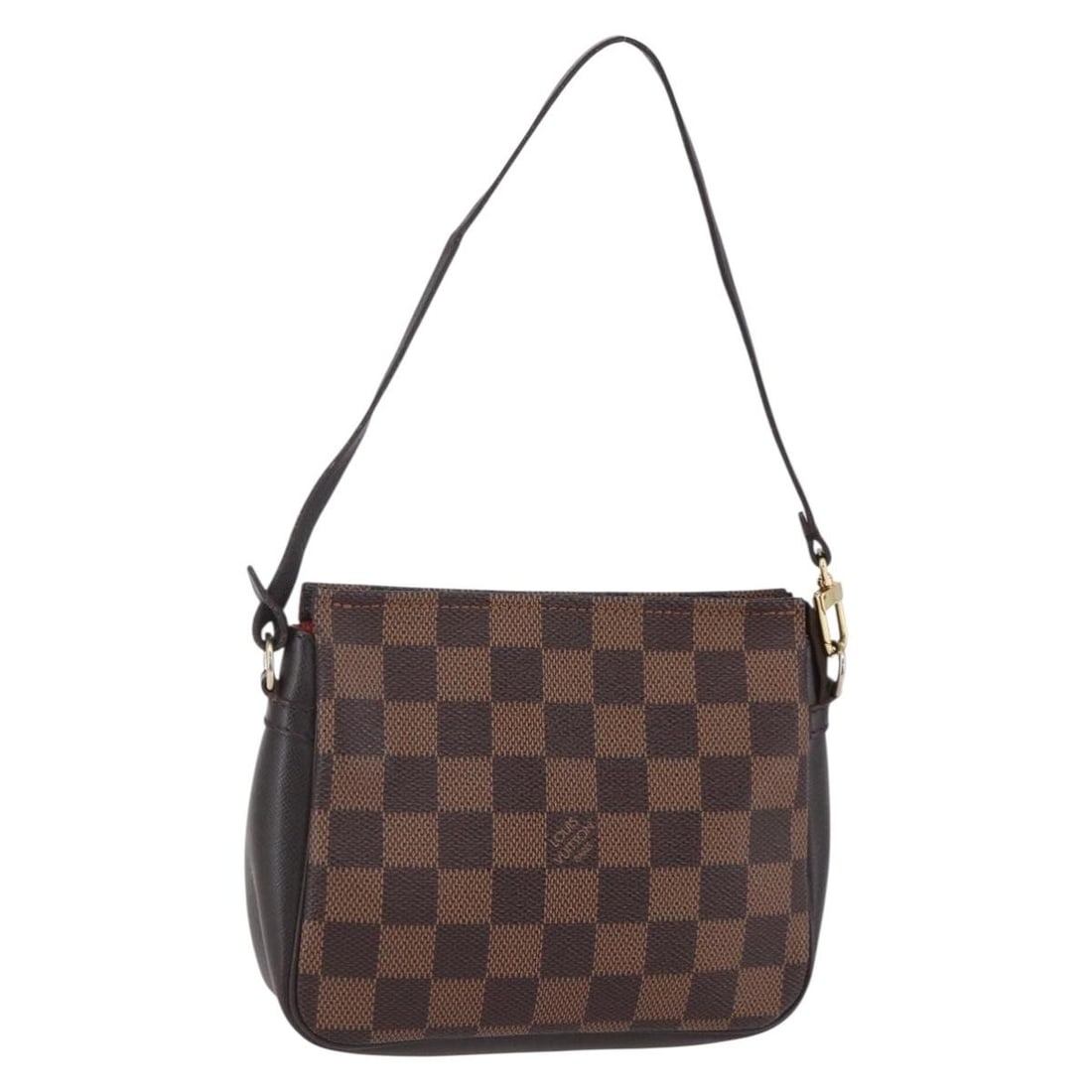 LOUIS VUITTON Damier Ebene Makeup Pouch N51982 Authentic France: LOUIS VUITTON Damier Ebene Makeup Pouch N51982 Authentic France This authentic LOUIS VUITTON Damier Ebene Makeup Pouch is a stylish accessory that combines practicality with luxury. Crafted in France