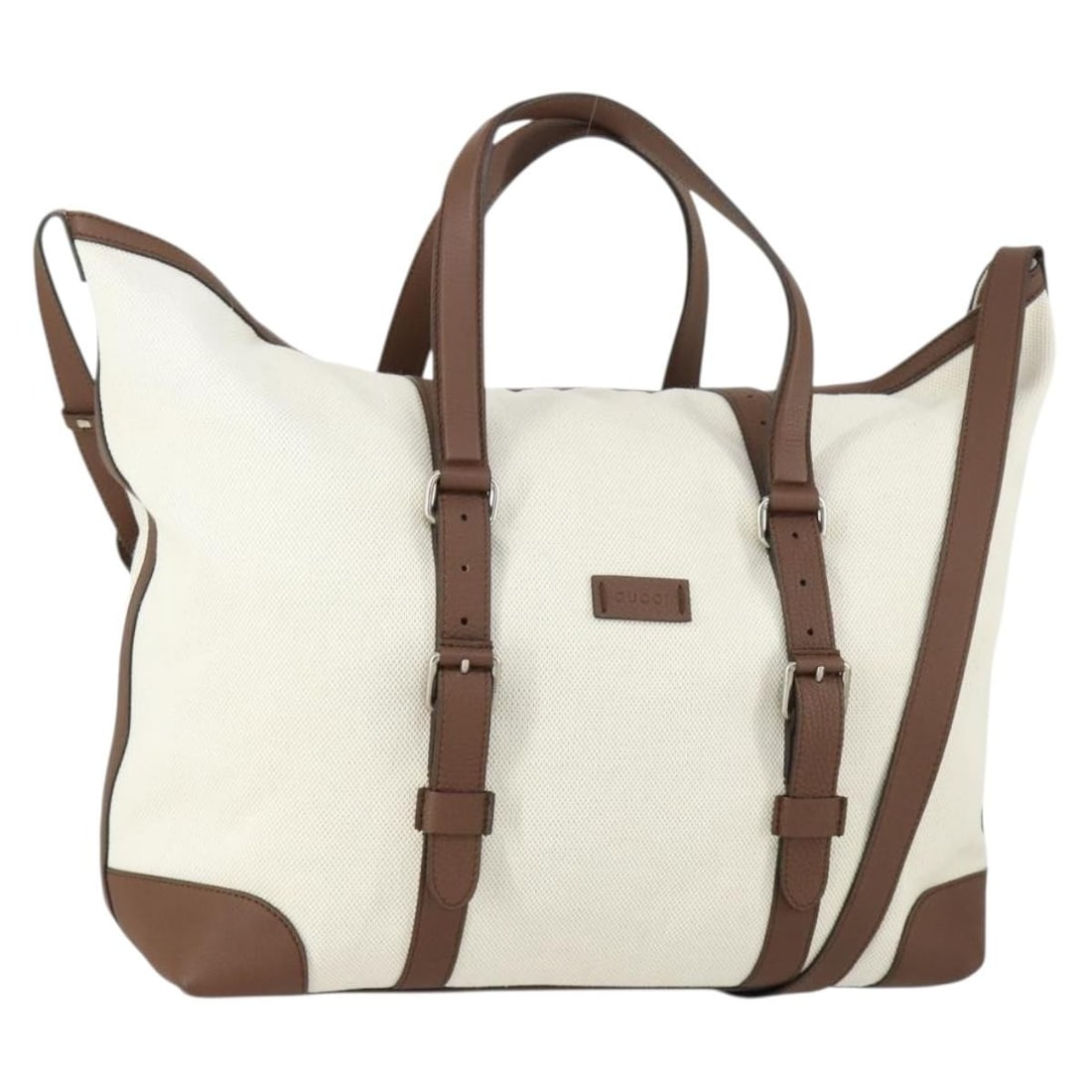 Gucci Guccissima Heart Bit Pink Gold Canvas Leather Tote with Dust Bag and Strap (1 of 18)