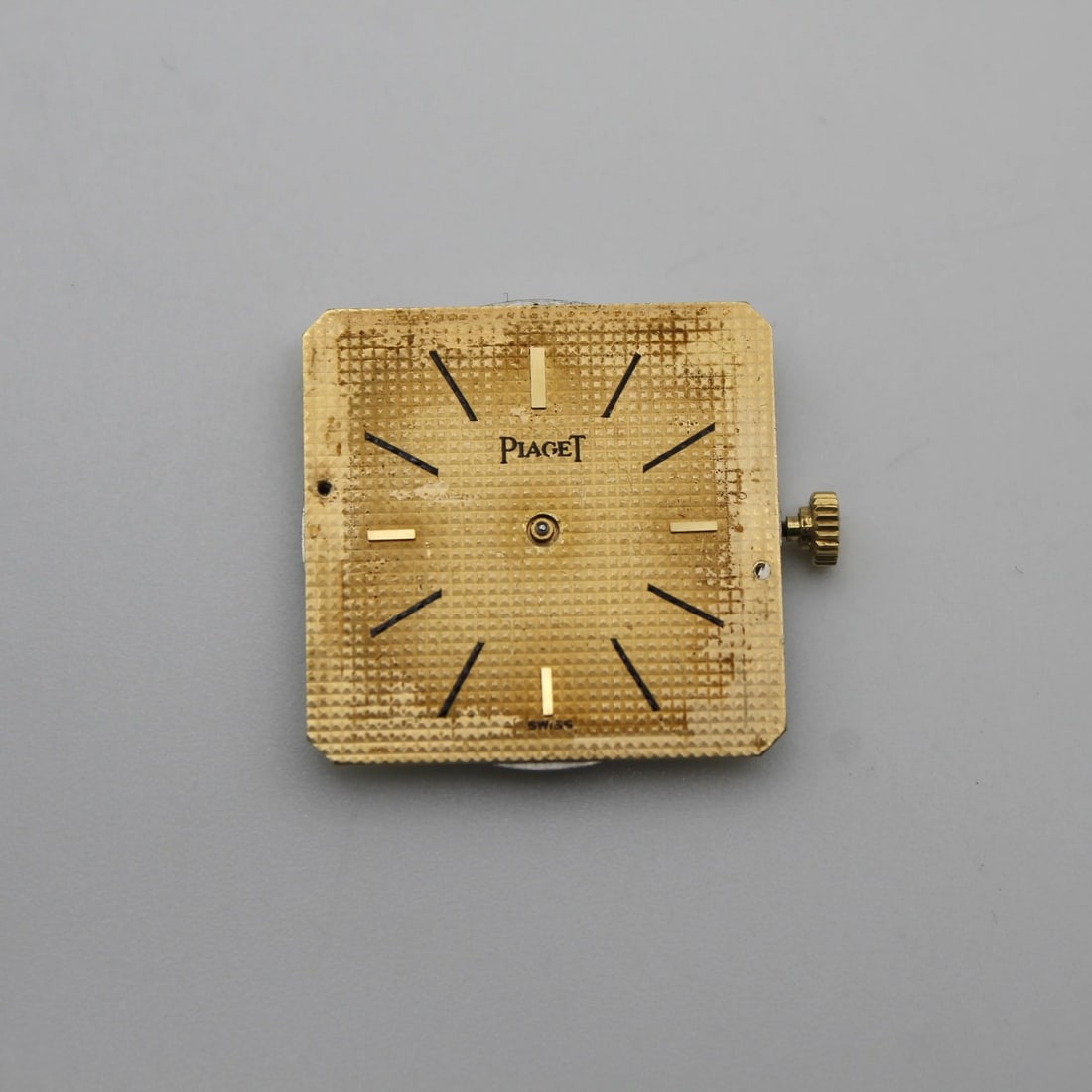 Manual Movement Champagne Dial for Piaget 9P2 Mens 20mm Watch (1 of 4)