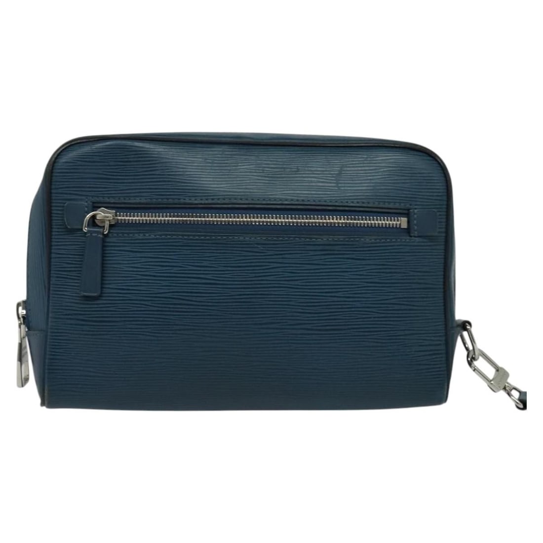 Blue Epi Leather Neo Hoche Clutch by Louis Vuitton: Blue Epi Leather Neo Hoche Clutch by Louis Vuitton The Louis Vuitton Neo Hoche Clutch is crafted from blue Epi leather and designed for women. This clutch features a spacious interior and elegant silh