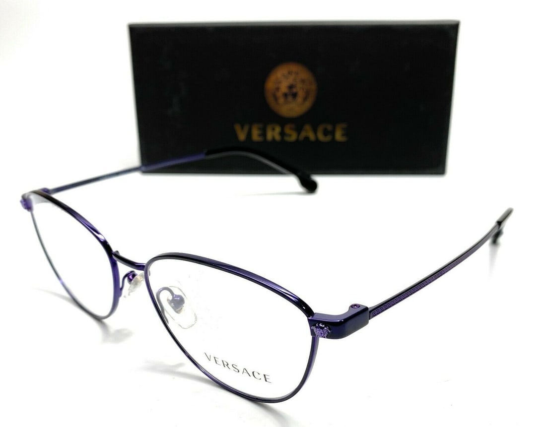 Versace VE1253 1431 Violet Women's Eyeglasses Frame with Certificate of Authenticity (1 of 4)