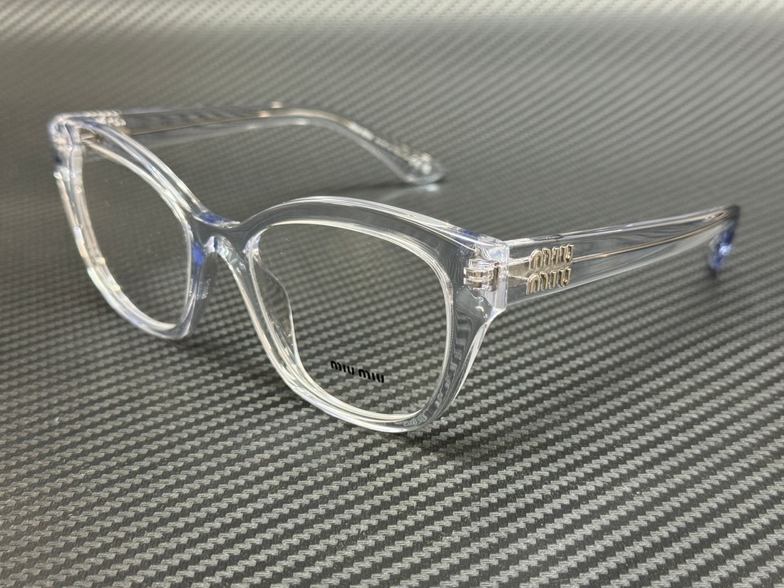 Miu Miu MU 05XV 15Z1O1 Transparent Women's Eyeglasses with Authenticity Certificate (1 of 5)