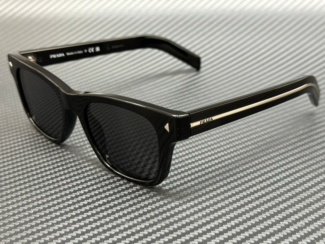 PRADA PR A17S 16K731 Black Grey 51mm Men's Sunglasses with Authenticity Certificate (1 of 5)